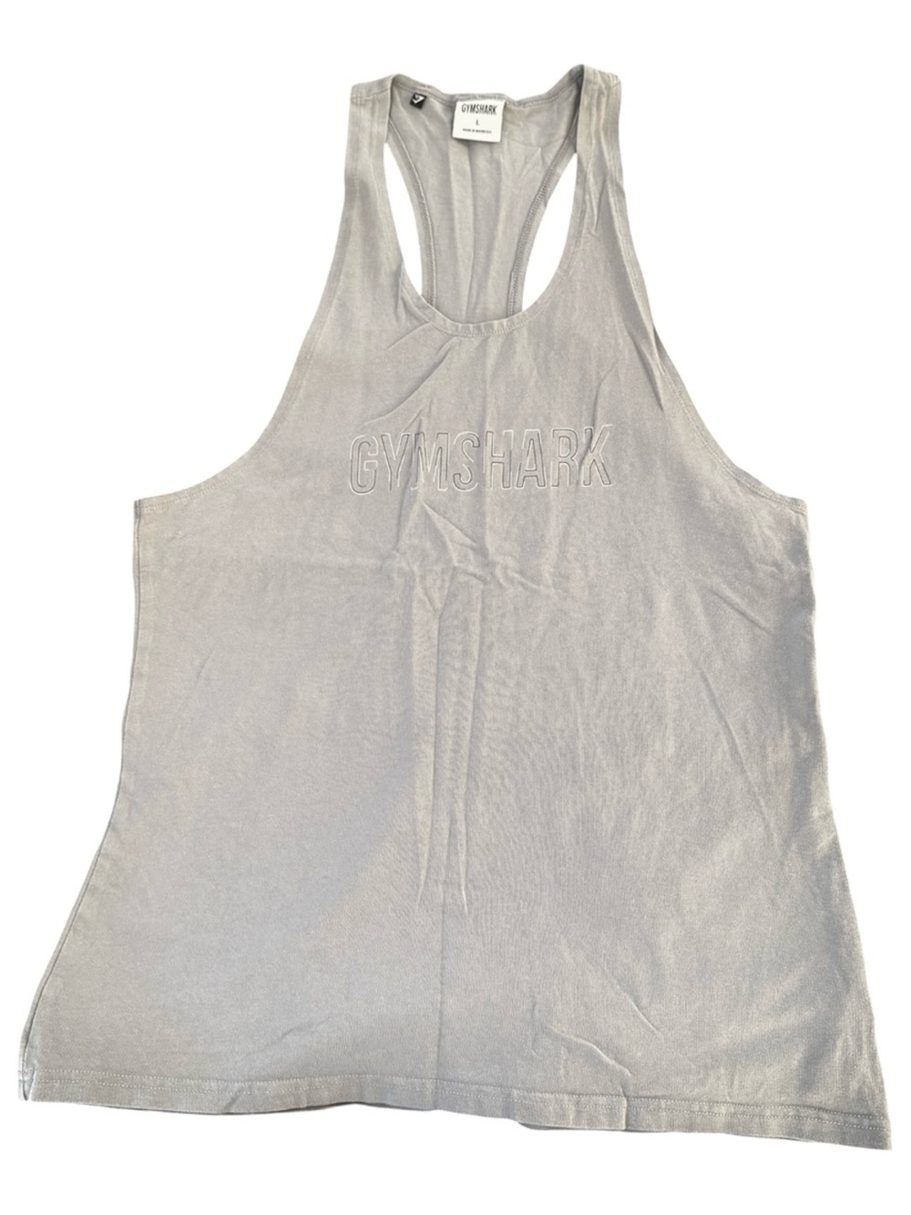 Gymshark Gray Stringer Tank Top